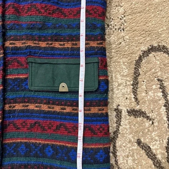 Far West vintage southwestern/Santa Fe style lined jacket oversized M Wool blend - Picture 8 of 9